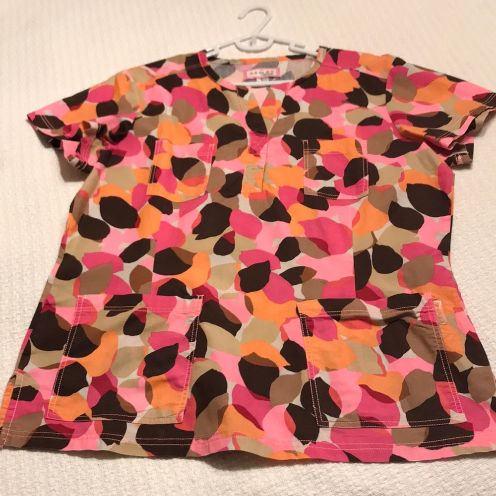 Koi scrub top
